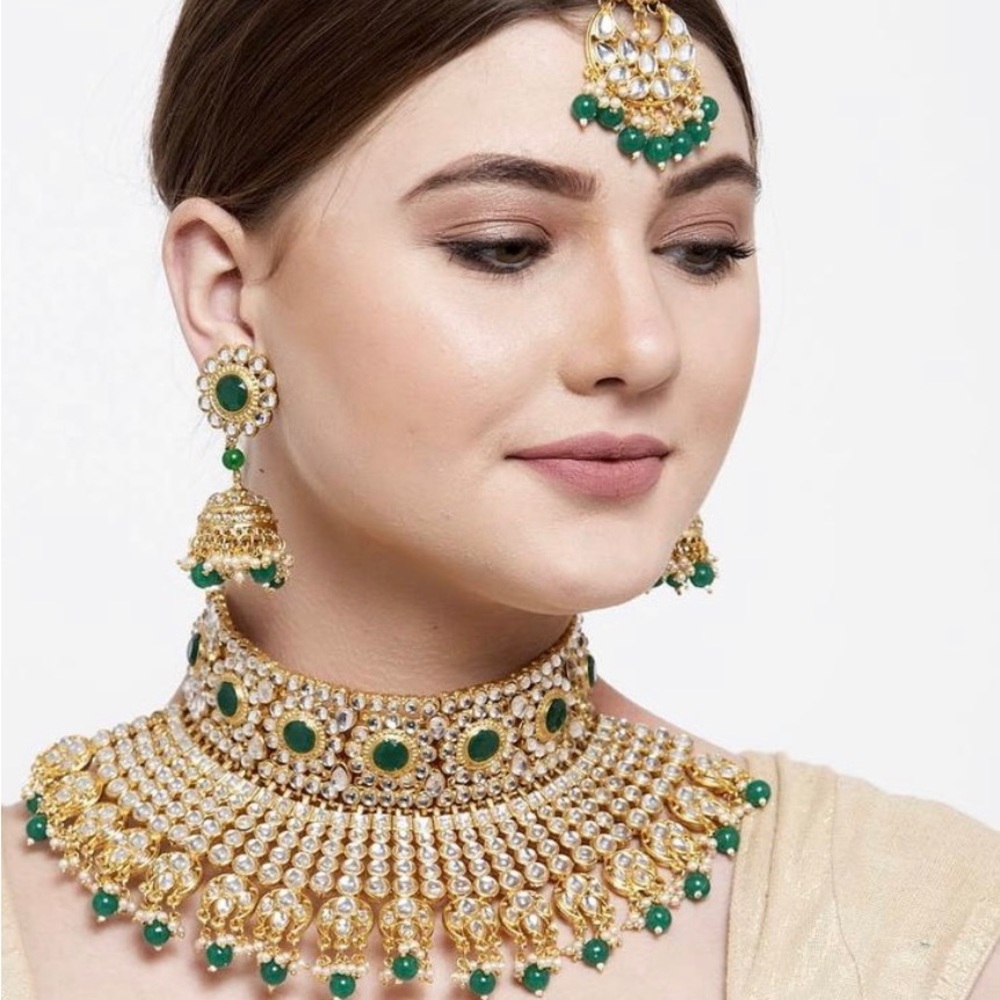 BRAND NEW- Sabyasachi inspired Kundan Necklace Set